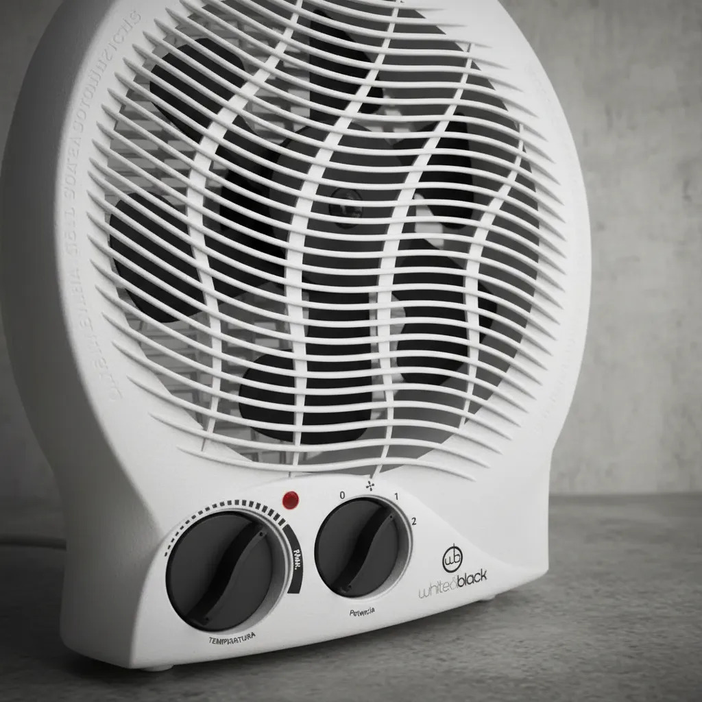 Caloventor Whitenblack Cawb01 1000/2000w Blanco Blanco