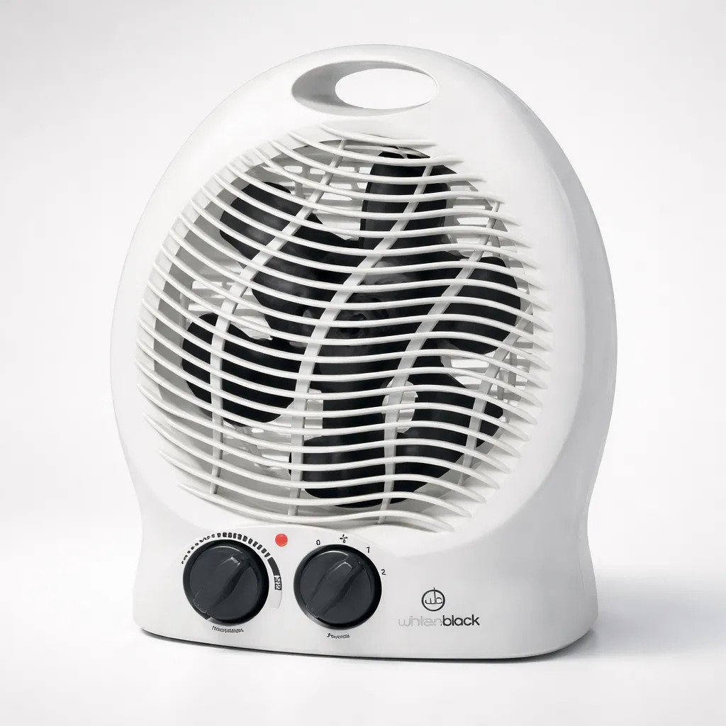 Caloventor Whitenblack Cawb01 1000/2000w Blanco Blanco
