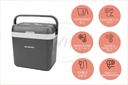 Conservadora Eléctrica Frío/calor Kushiro Cw-32a 32l 12v/200 Gris Oscuro