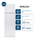 Heladera Philco Phct260b 260l Ciclica Con Freezer Blanca Blanco