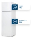 Heladera Philco Phct260b 260l Ciclica Con Freezer Blanca Blanco