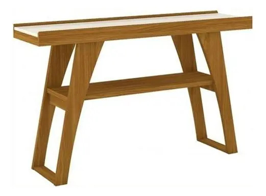 Mesa Recibidor Henn Menphis S350-127 Nature/off White Armarios Para Lavandería Nature Con Off White