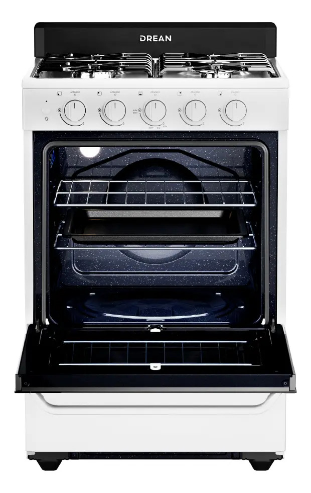 Cocina Multigas Drean Cd5603ab0 56cm Encendido Elec. Blanco Blanco