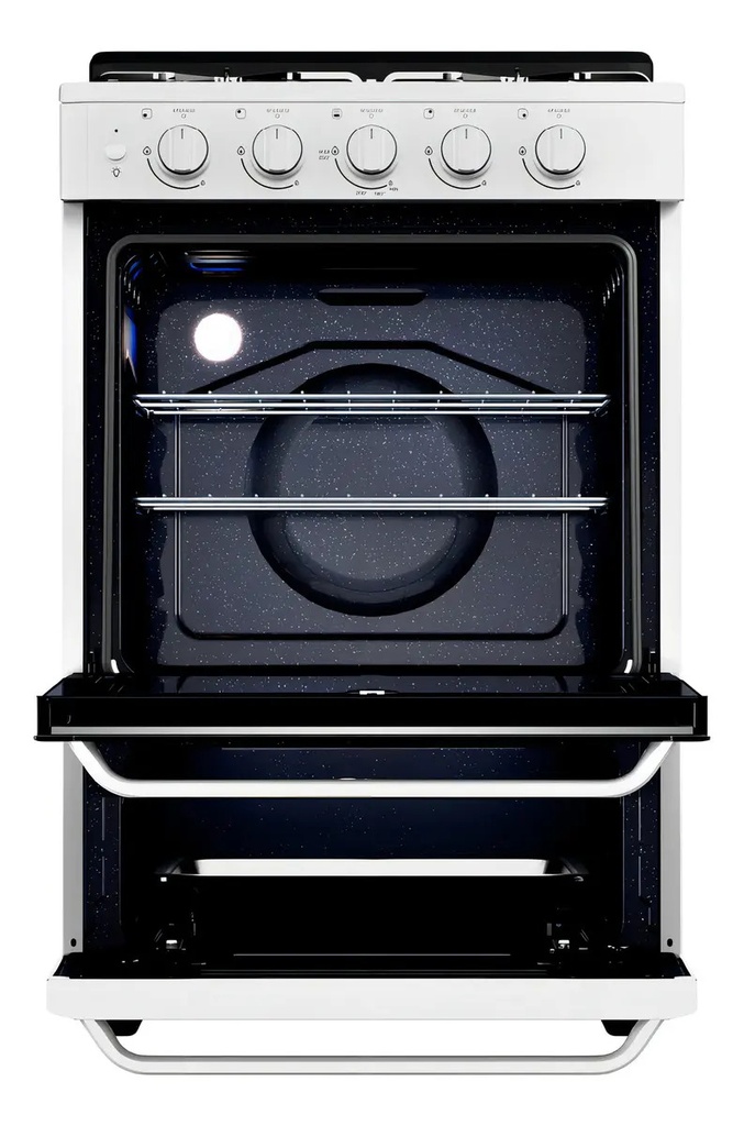 Cocina Multigas Drean Cd5603ab0 56cm Encendido Elec. Blanco Blanco