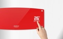 Caloventor Split Peabody De Pared Pe-cv20r Display Touch Led Rojo