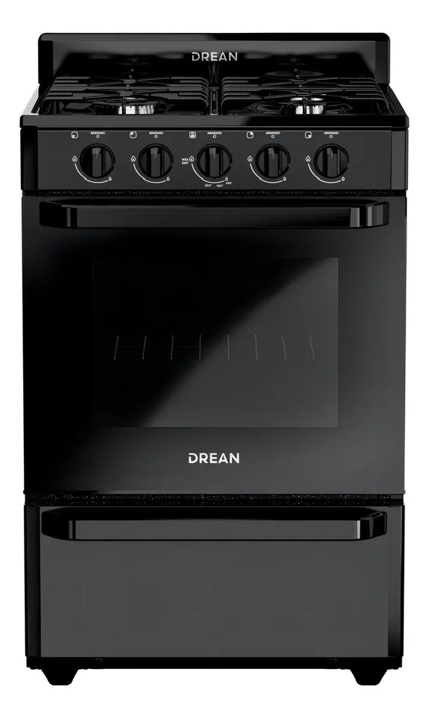 Cocina Multigas 56 Cm Negro Drean Cd5602an0 Negro Negro