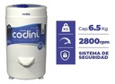 Secarropas Codini Advance Ad61 - 6.1kg - Blanco/azul