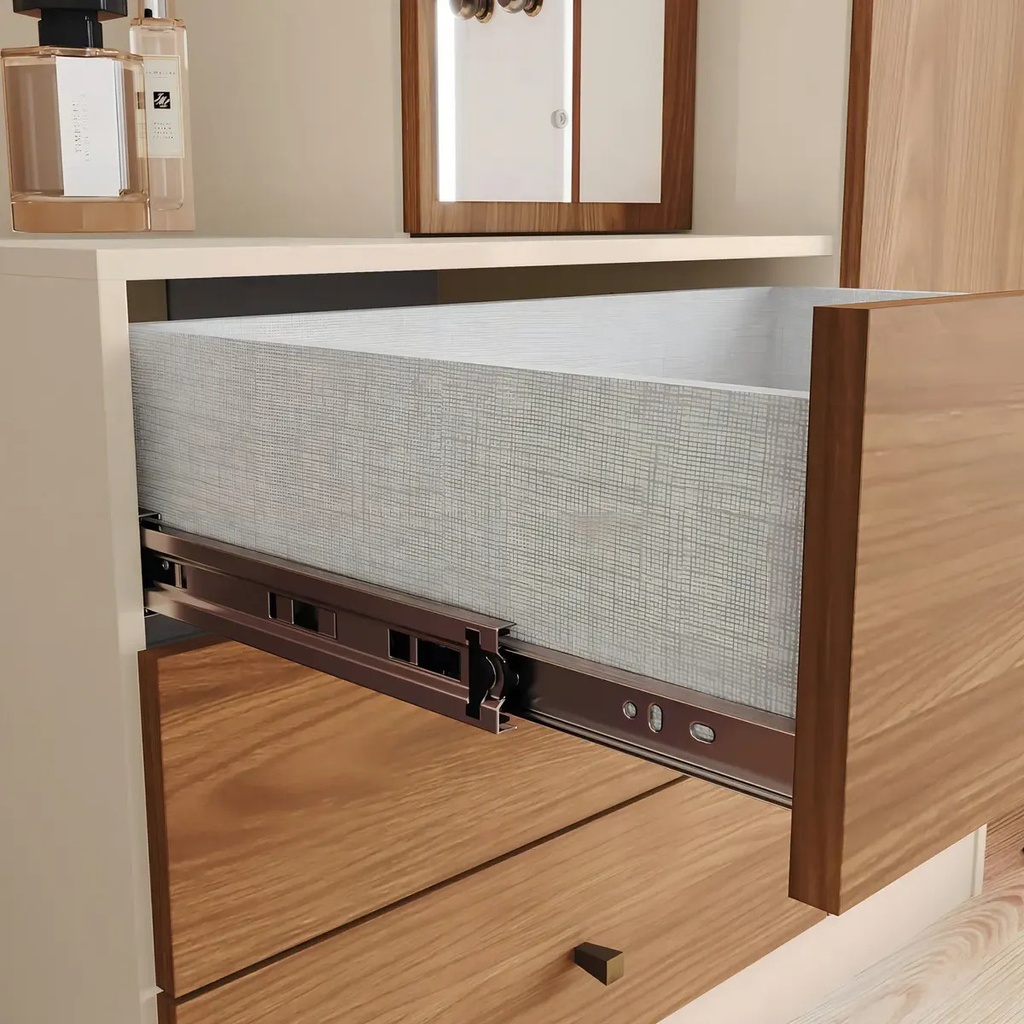 Ropero Armario Multiusos Henn Doha Organizador Natural/blanco