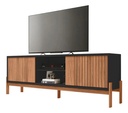 Rack Tv Caemmun Tannen 1.80 Hasta 72 Pulgadas Preto Freijo Negro