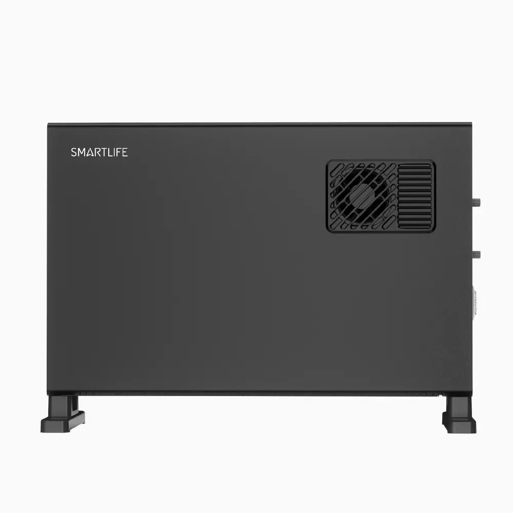Calefactor Electrico Smartlife Co2000ftpn 2000w Timer Negro Negro