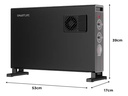 Calefactor Electrico Smartlife Co2000ftpn 2000w Timer Negro Negro