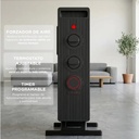 Calefactor Electrico Smartlife Co2000ftpn 2000w Timer Negro Negro