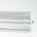 Calefactor Vitroconvector Peabody Pe-vcy10rb 1000w Rayado Blanco