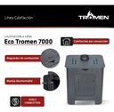 Salamandra Calefactor Tromen Eco 7000 + Kit Enlozad Techo 4