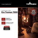 Salamandra Calefactor Tromen Eco 7000 + Kit Enlozad Techo 4