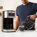 Cafetera De Filtro Oster Bvstdc4403 Pantalla Tactil 12 Tazas Plateado