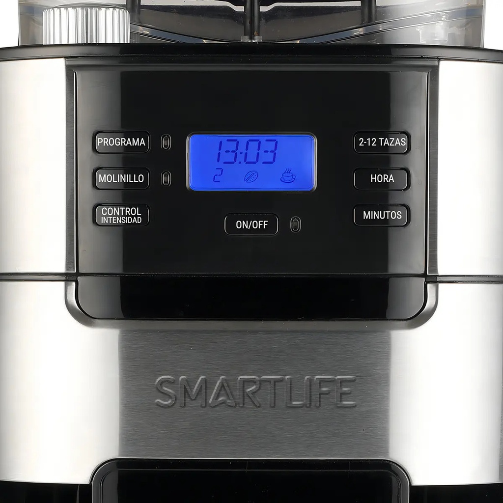Cafetera Smartlife De Filtro Digital Sl-cmdg1025 C/molinillo
