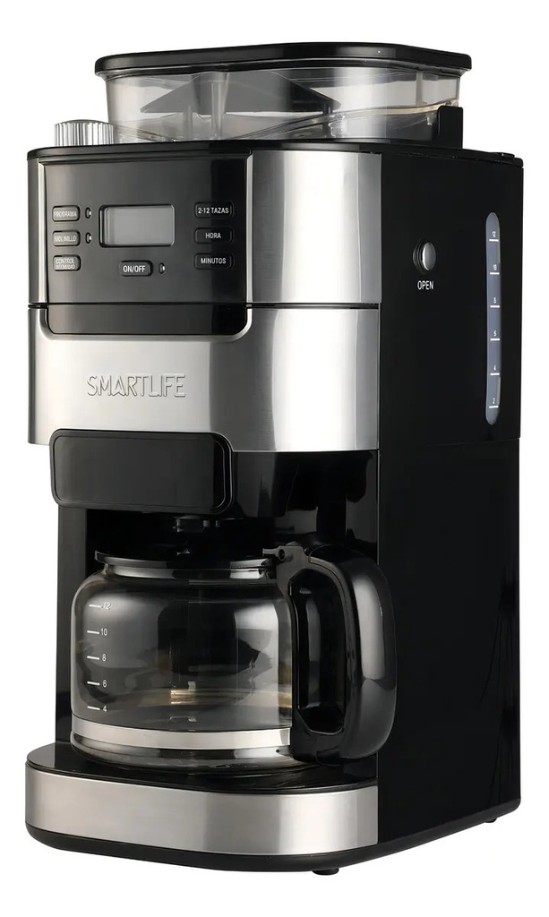 Cafetera Smartlife De Filtro Digital Sl-cmdg1025 C/molinillo
