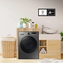 Lavarropas Samsung 7kg Ww70aa46bx Inverter Carga Frontal Inox
