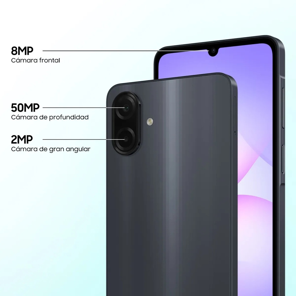 Celular Samsung Galaxy A07 64gb Light Violet Sm-a075mlvaltp Violeta