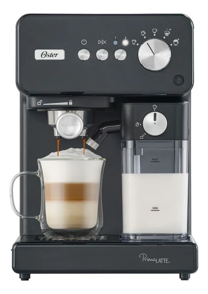 Cafetera Oster Espresso Vstem6604b54 Automatica 15 Bares Negro