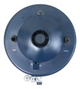 Termotanque A Gas Eskabe Acquapiu Hybrid4 1100lts/h Multigas Azul Acero
