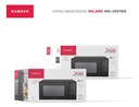 Microondas Ranser Milano Mo-2501dg 25l Grill Digital Negro
