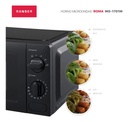 Microondas Ranser Roma Mo-1701m 20l Mecanico 700l Negro