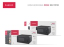 Microondas Ranser Roma Mo-1701m 20l Mecanico 700l Negro