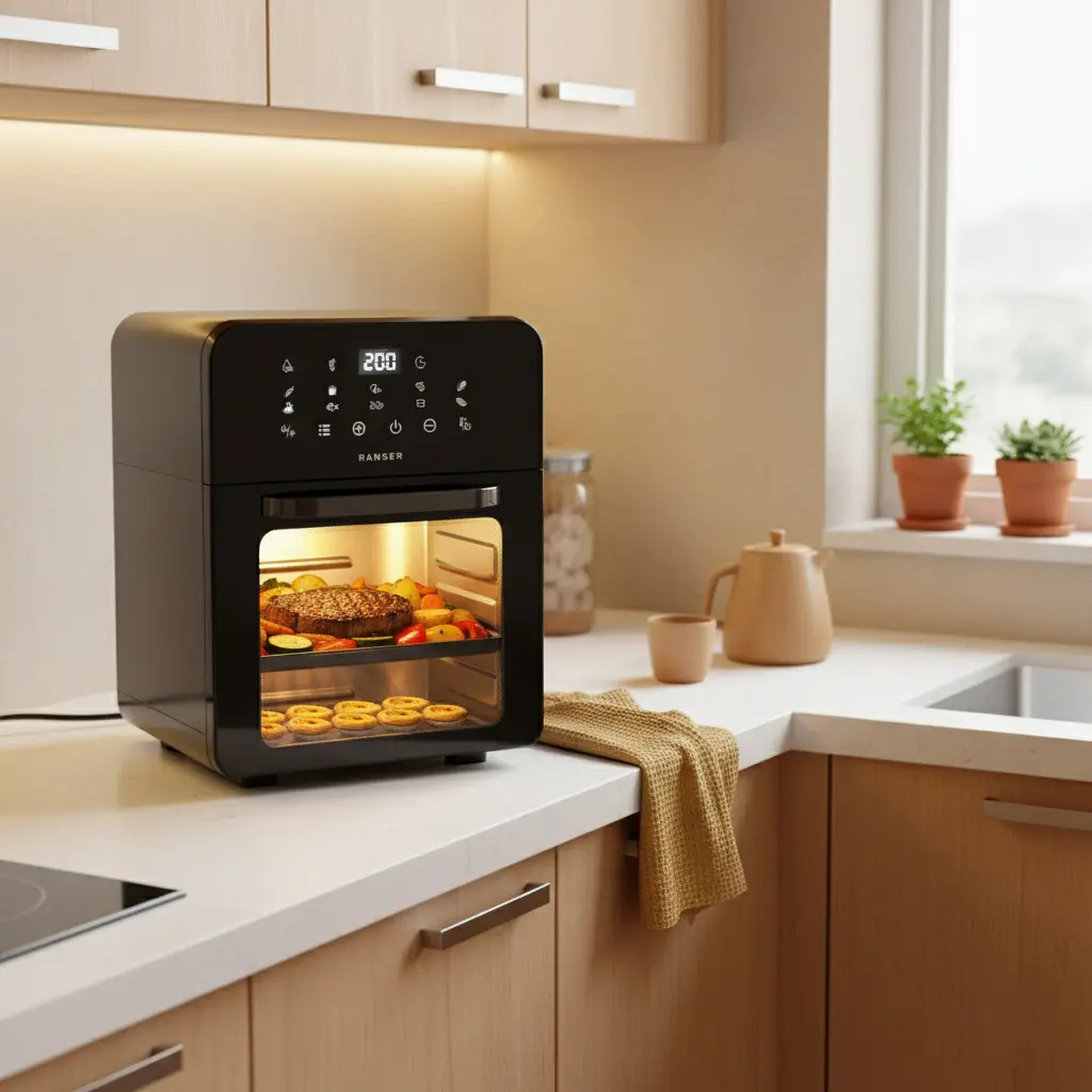 Freidora De Aire Y Horno Ranser Furore Af-8777 11.5l 1700w Negro