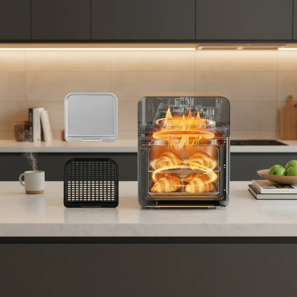 Freidora De Aire Y Horno Ranser Furore Af-8777 11.5l 1700w Negro