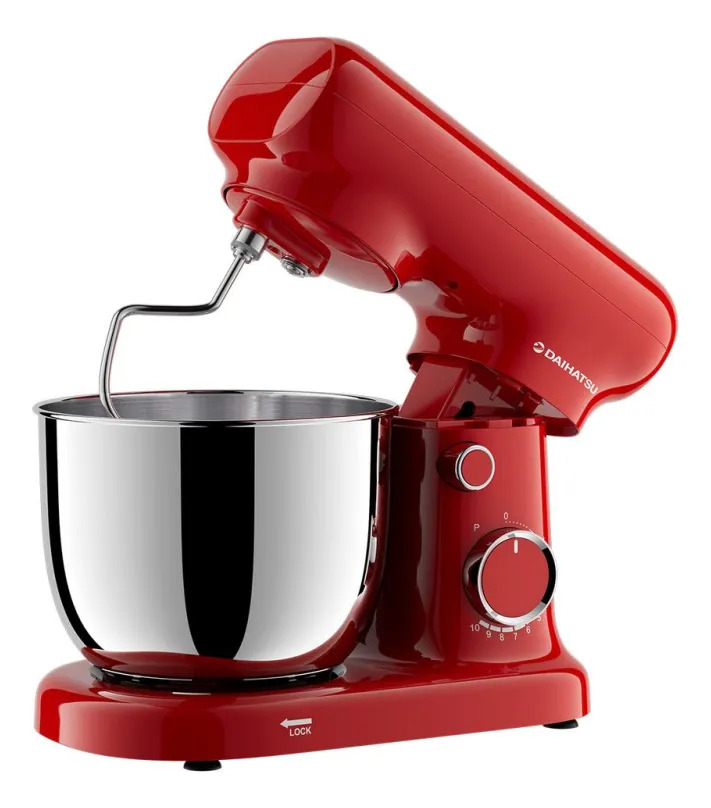 Batidora Planetaria Daihatsu Wakusei Pm-11075 3l 1100w Roja Rojo 50 Hz/60 Hz