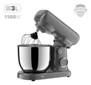 Batidora Planetaria Ranser Arvo Pm-11044 3lts 1100w Gris 50 Hz/60 Hz