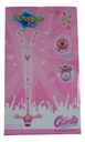 Micrófono Doble Zyppy Con Mp3 Luz Y Melodías Juguete Niños Rosa