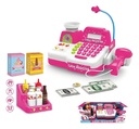 Caja Registradora Zaki Con Microfono Y Accesorios Rosa