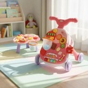 Caminador Andador Mesa Zaki Zk1622669m 2 En 1 Musical Verde Rosa