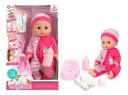 Muñeca Bebe Zaki Con Accesorios Y 12 Sonidos Rosa