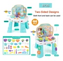Mesa De Profesiones Zippy Cocina/pasteleria 44 Piezas Celeste