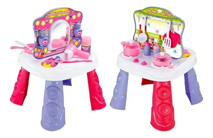 Mesa De Profesiones Zippy Cocina/tocador 26 Piezas
