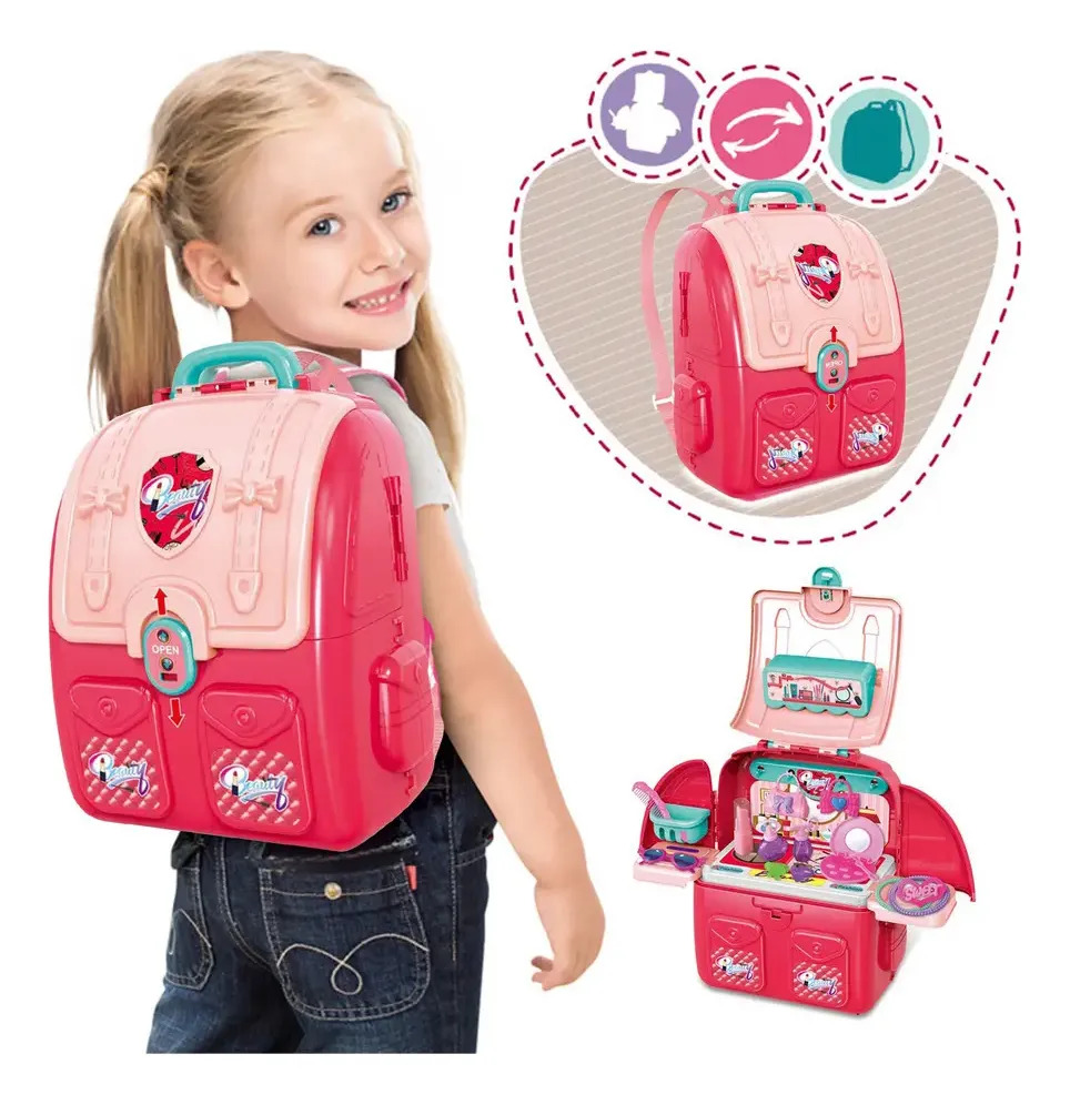 Mochila Infantil Beauty Zippy Con Accesorios