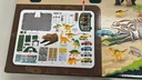 Pista Estacionamiento De Autos Y Dinosaurios Zaki 62 Piezas Verde