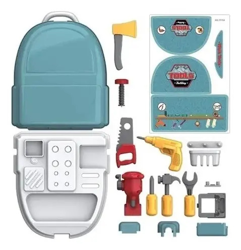 Mochila Valijita Profesiones Didactico Con Accesorios The Workers