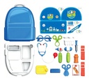Mochila Valijita Profesiones Didactico Con Accesorios Doctor