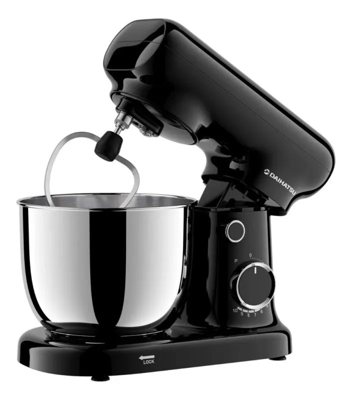 Batidora Planetaria Daihatsu Wakusei Pm-11075 3l 1100w Roja Negro 50 Hz 60 Hz