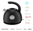 Pava Eléctrica Vintage Daihatsu Con Termometro Visor Temperatura Con Corte Automatico Hhb-8707 1,7l 1850-2200w Negro Oferta