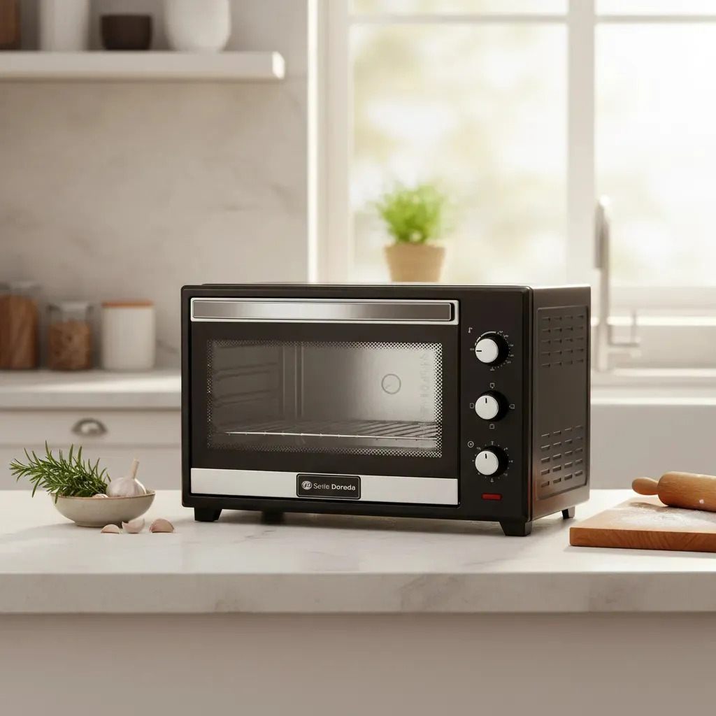 Horno Eléctrico 60 L Serie Dorada Sd-h60 2000w Negro Acero