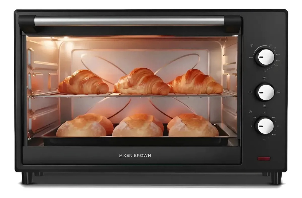 Horno Eléctrico Ken Brown Kb-85e 85 Litros Con Timer 2200w Negro