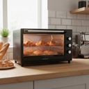 Horno Eléctrico Ken Brown Kb-85e 85 Litros Con Timer 2200w Negro
