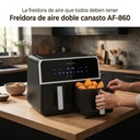 Freidora Ken Brown Af-860 Digital Doble Zona 17000w Negro