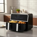 Freidora Ken Brown Af-860 Digital Doble Zona 17000w Negro